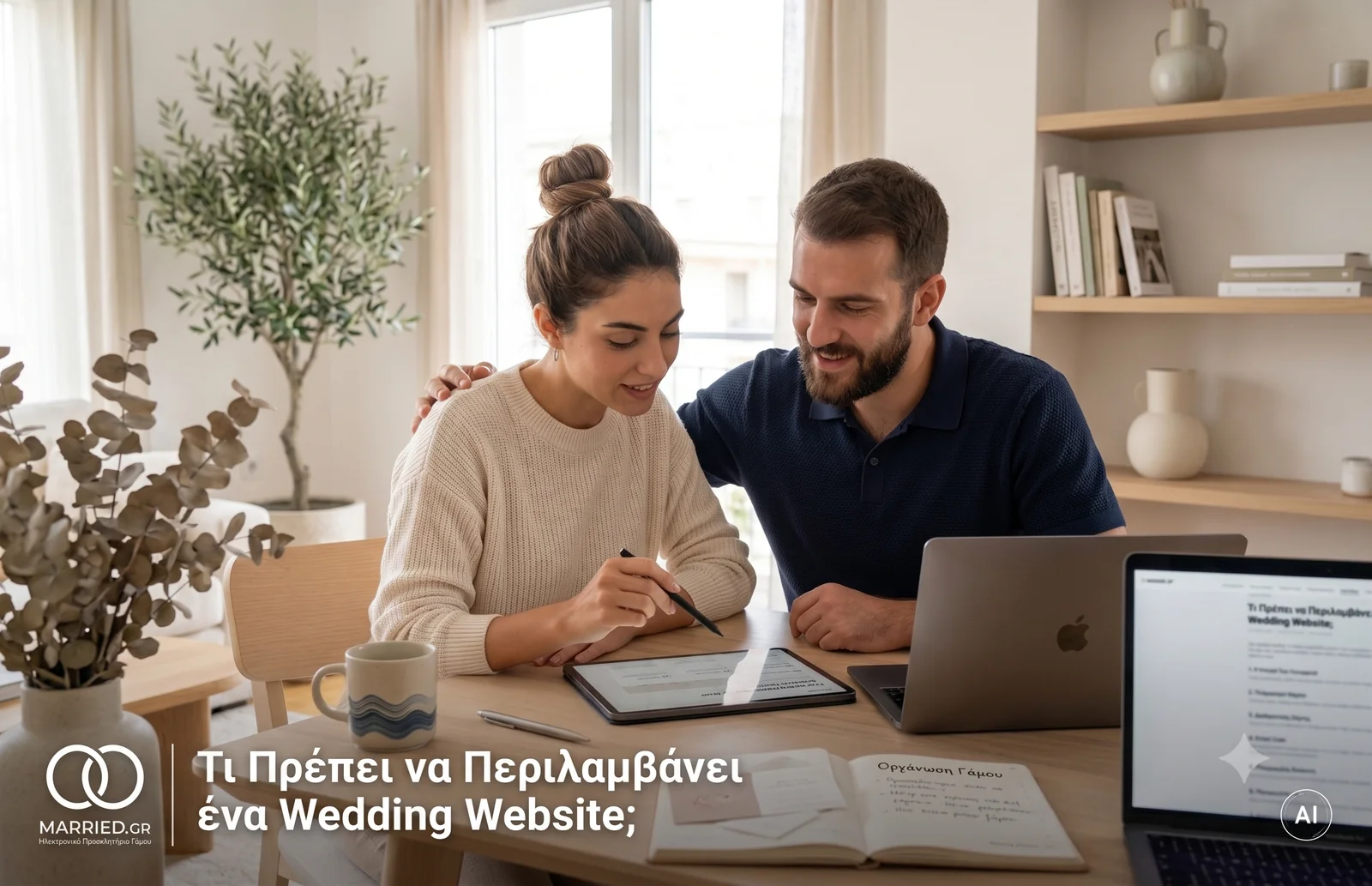 Τι Πρέπει να Περιλαμβάνει ένα Wedding Website;