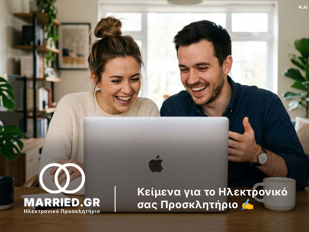 Κείμενα για το Ηλεκτρονικό σας Προσκλητήριο ✍️