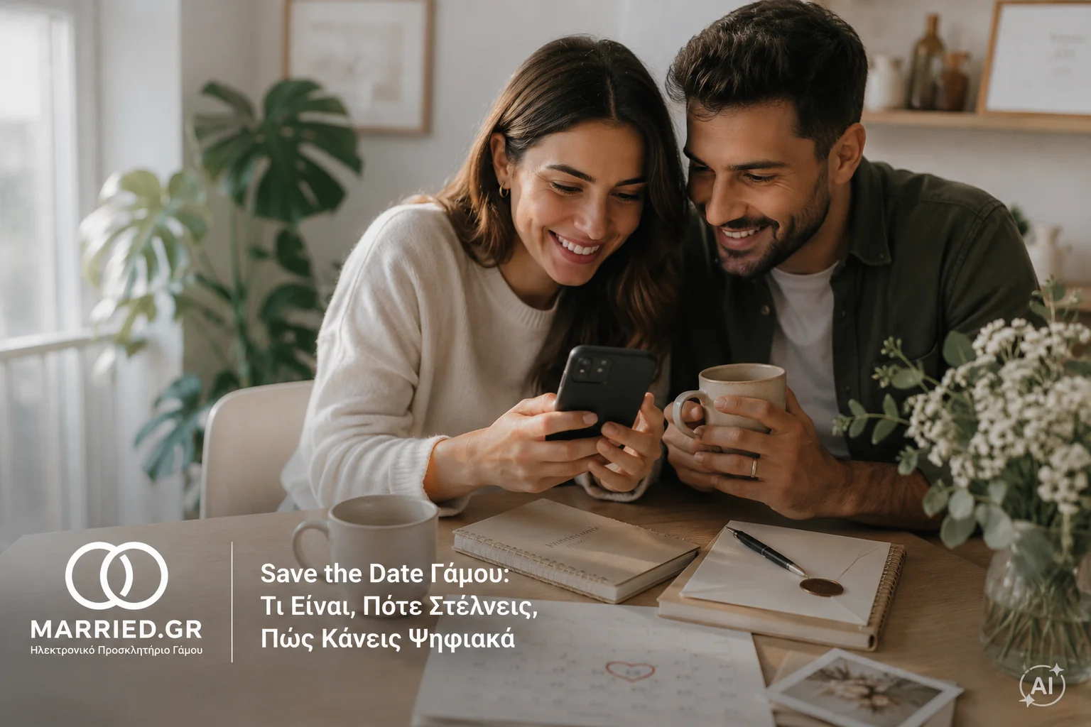 Save the Date Γάμου: Τι Είναι, Πότε Στέλνεις, Πώς Κάνεις Ψηφιακά