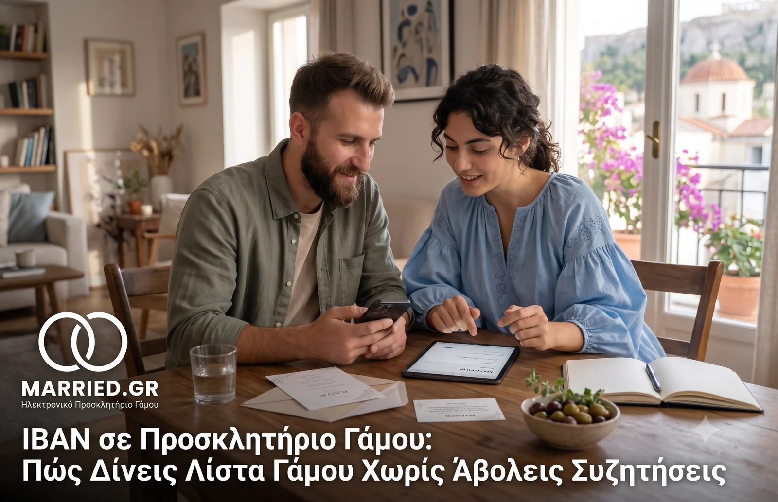IBAN σε Προσκλητήριο Γάμου: Πώς Δίνεις Λίστα Γάμου Χωρίς Άβολες Συζητήσεις